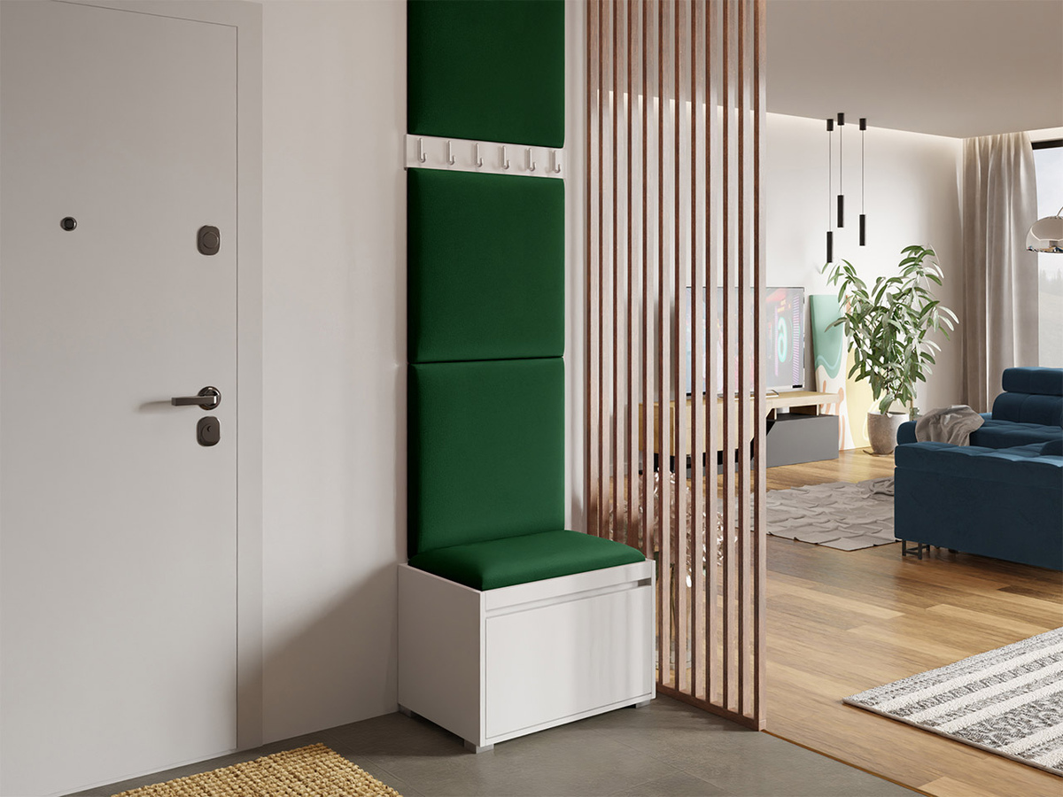 Conjunto para recibidor Comfivo Pinus IX (Blanco + Manila 35)