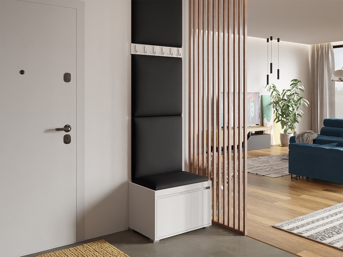 Conjunto para recibidor Comfivo Pinus IX (Blanco + Soft 011)