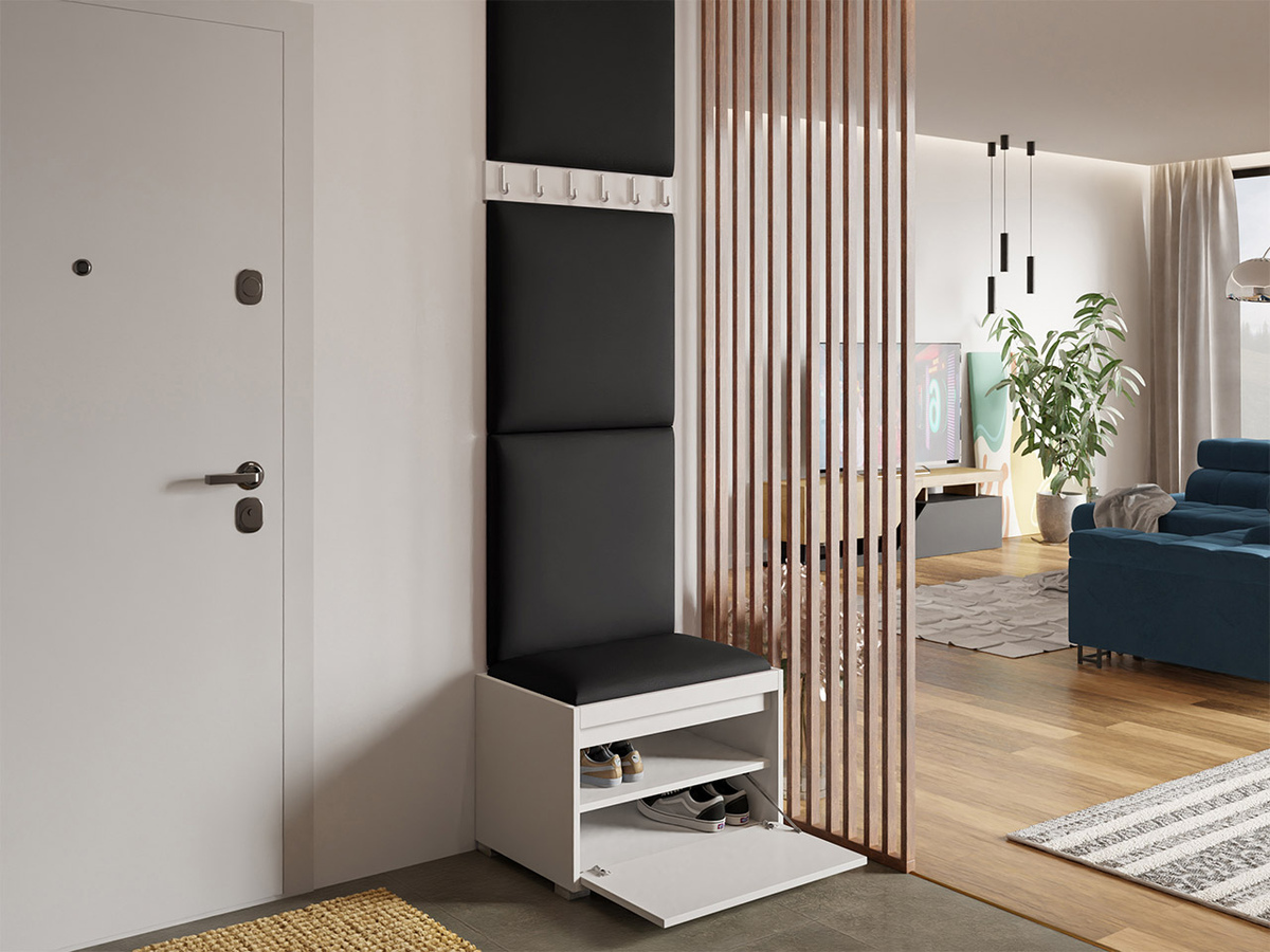 Conjunto para recibidor Comfivo Pinus IX (Blanco + Soft 011)