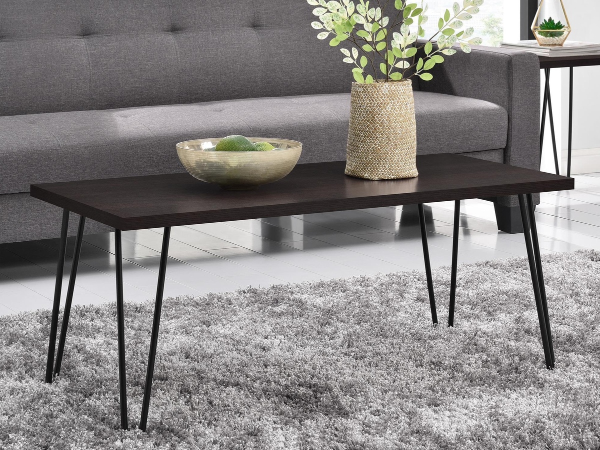 Mesa de centro Nutive 100 (Marrón oscuro)