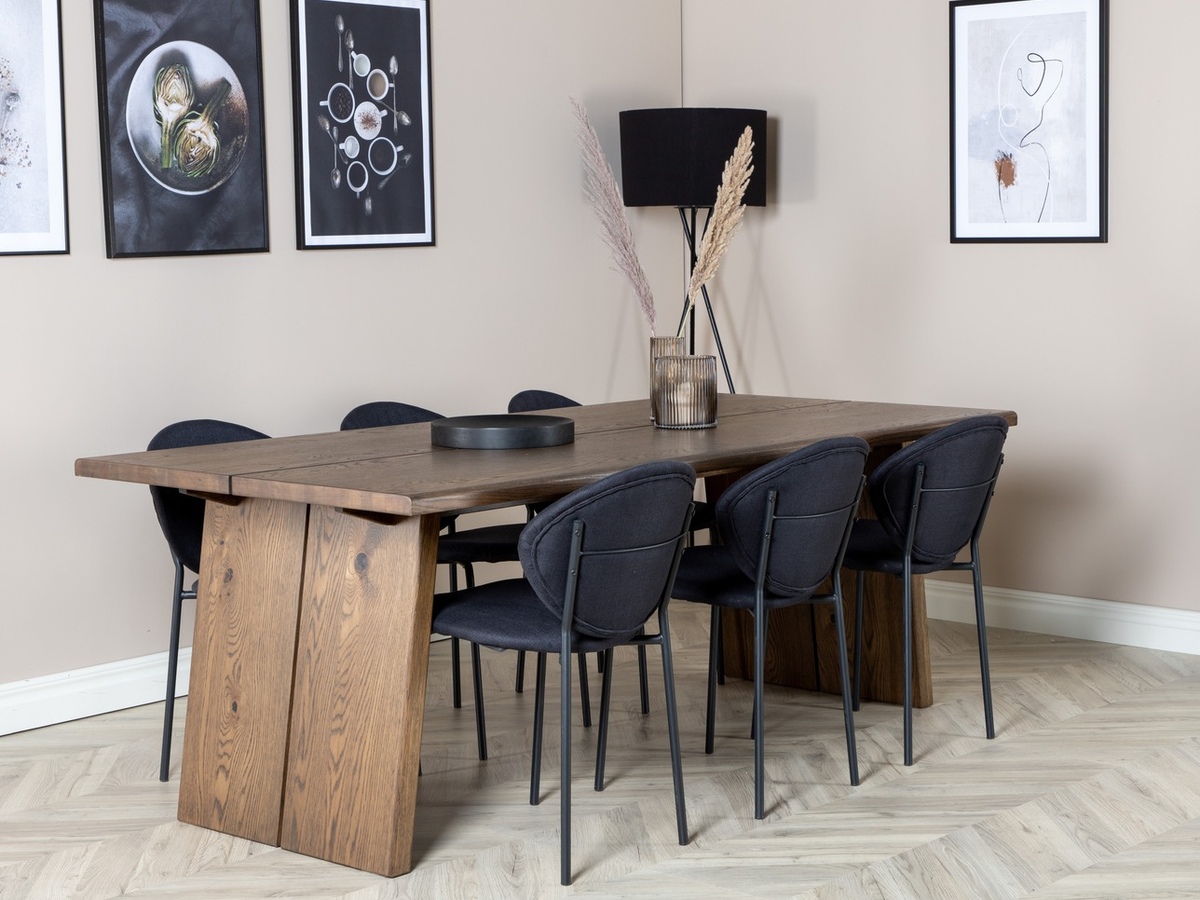 Conjunto de mesas y sillas para comedor Dallas 1788