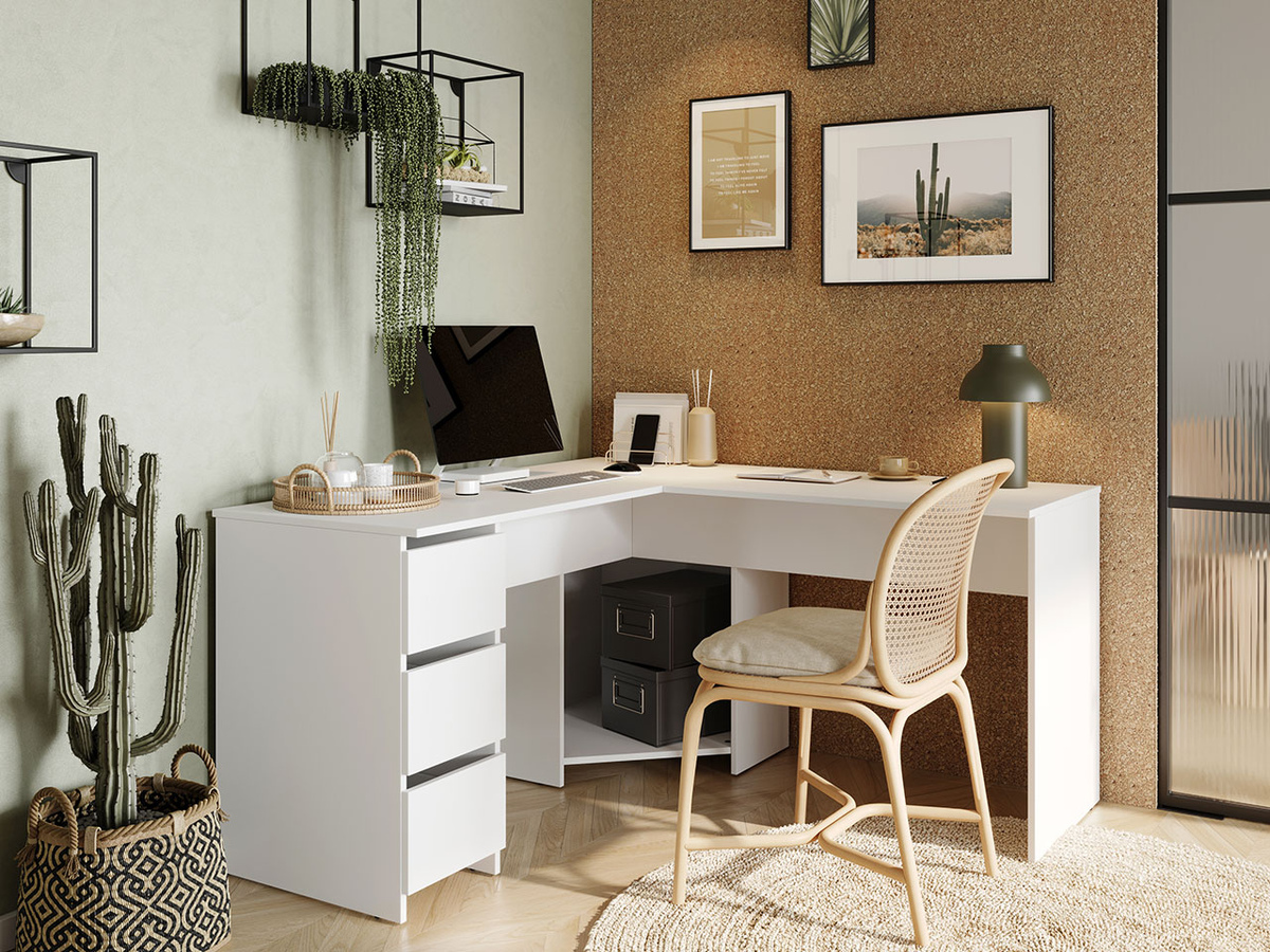 Mesa de ordenador esquinera Comfivo Insuler