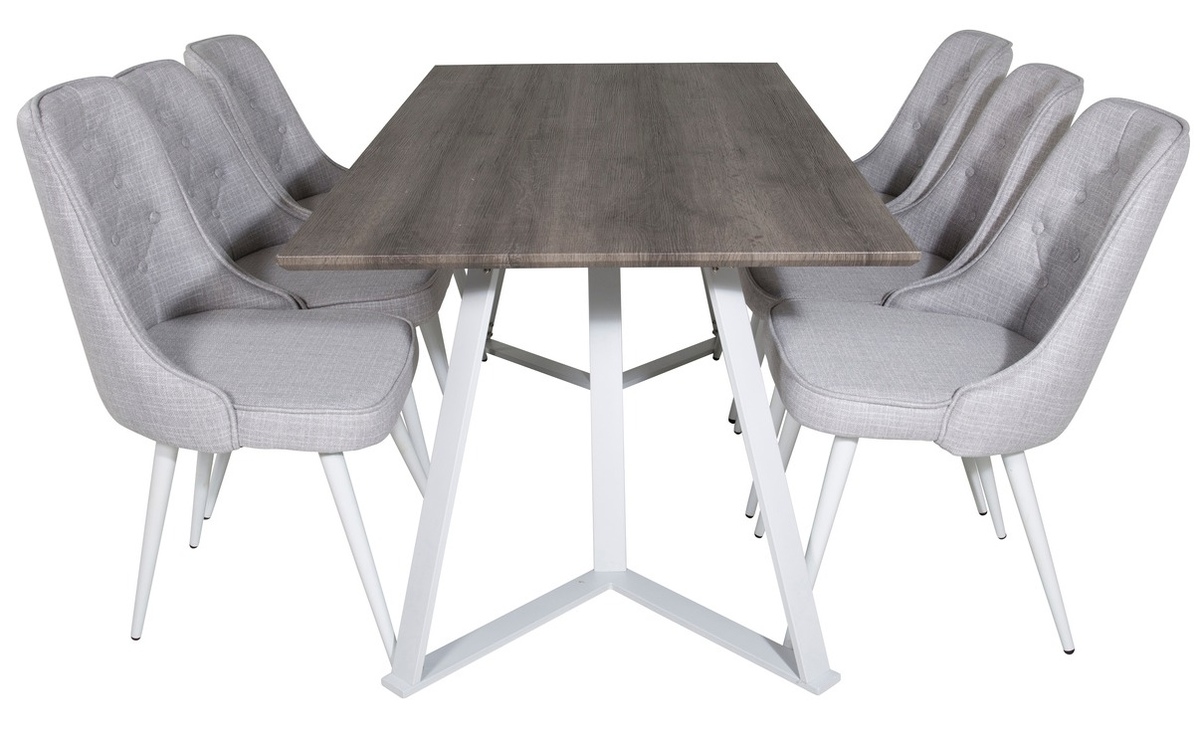 Conjunto de mesas y sillas para comedor Dallas 1974