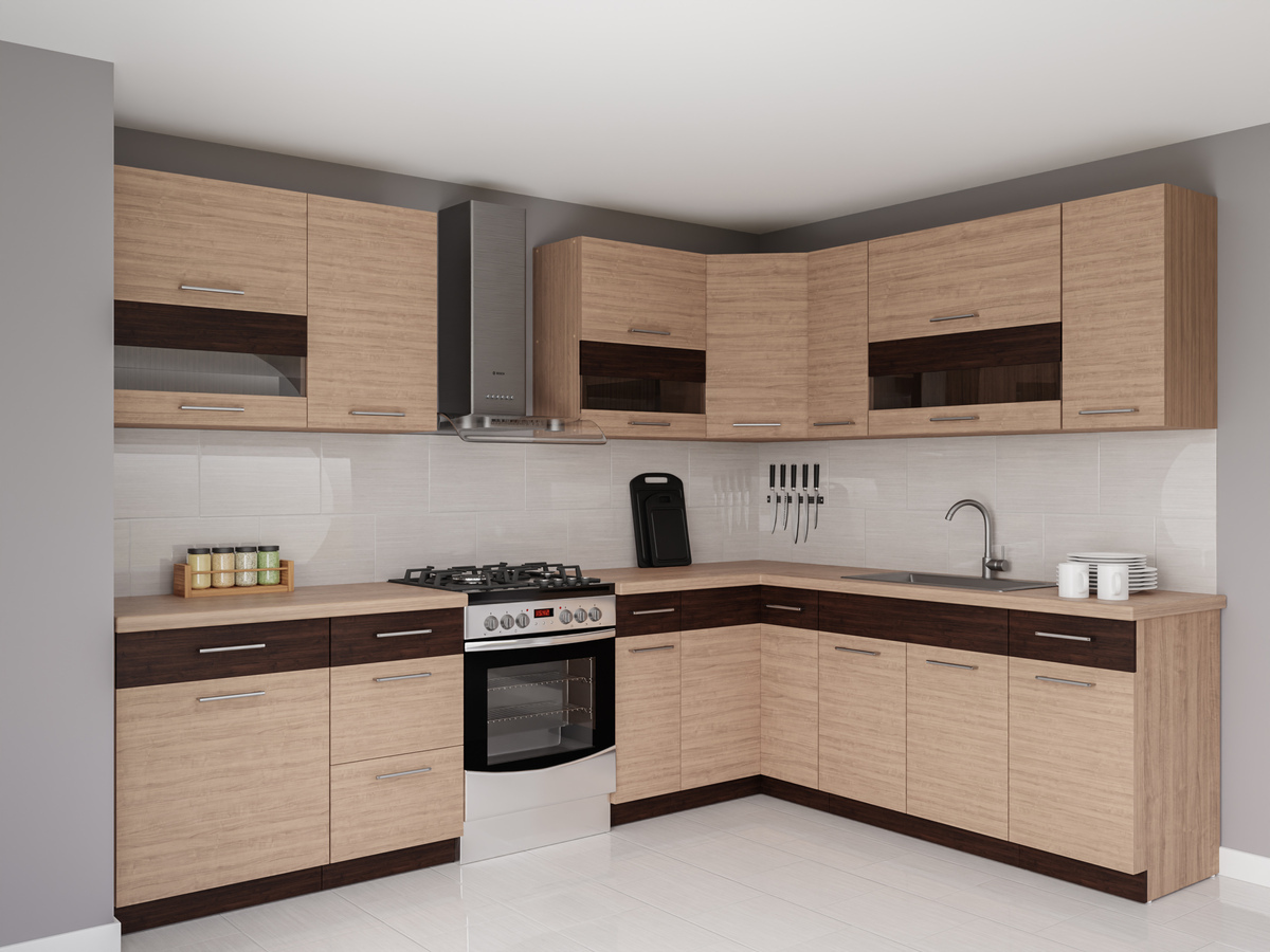 Conjunto de cocina modular Mode Light 130