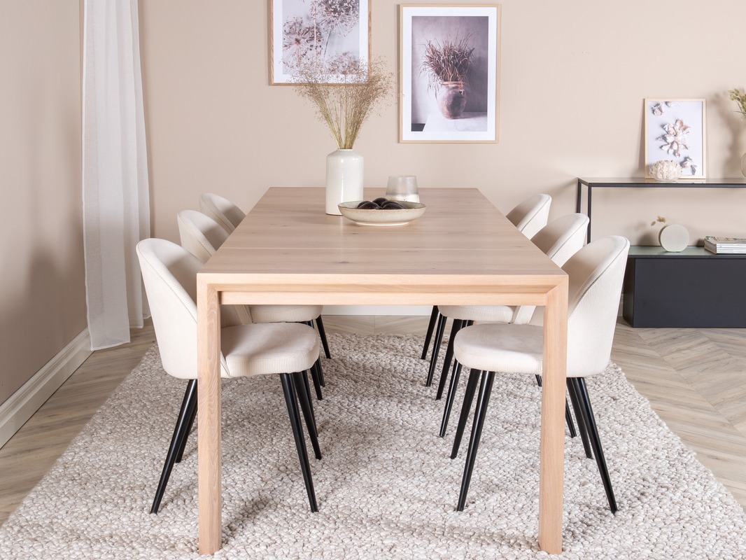 Conjunto de mesas y sillas para comedor Dallas 2060
