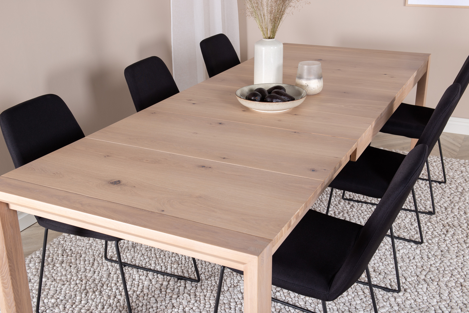 Conjunto de mesas y sillas para comedor Dallas 5027 (Roble)