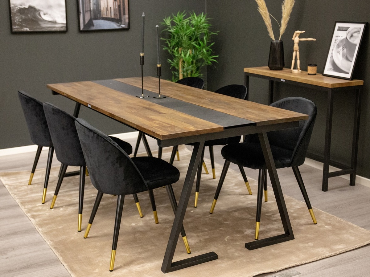 Conjunto de mesas y sillas para comedor Dallas 2086