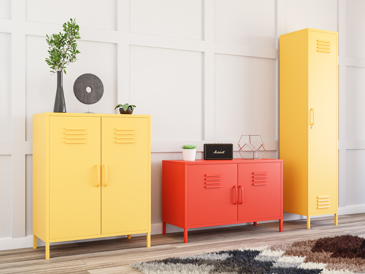 Conjuntos de muebles Sersoni 100 (Amarillo + Naranja)