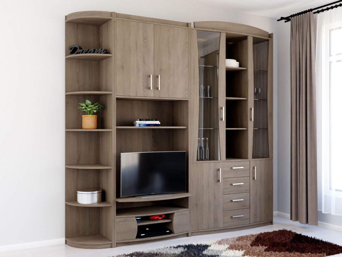 Conjunto de salón Omaha A111 (Trufa roble)