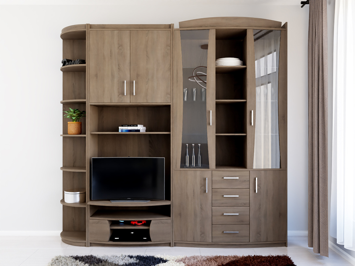 Conjunto de salón Omaha A111 (Trufa roble)