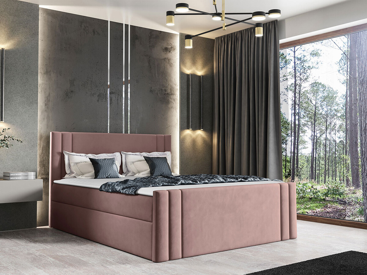 Cama continental Baltimore 156 (Amor Velvet 4308)