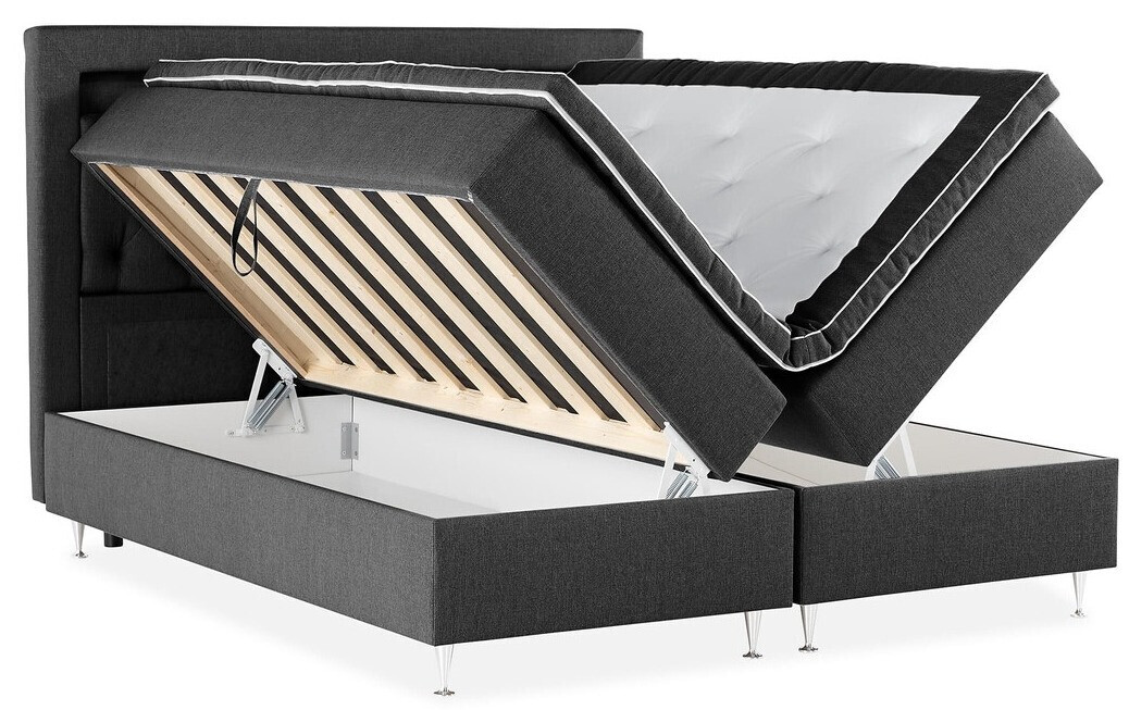 Cama continental Seattle 137 (Negro)