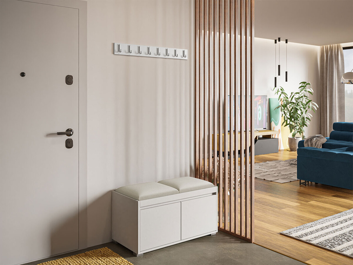 Conjunto para recibidor Comfivo 386 (Blanco + Manila 02)