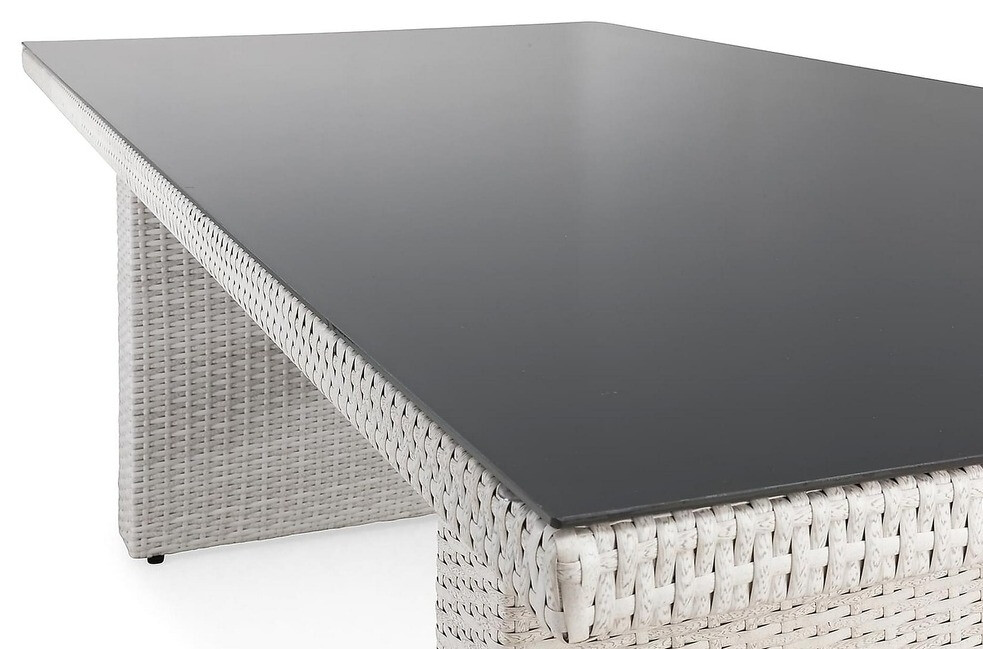 Conjunto de mesa y sillas Comfort Garden 1658 (Blanco)