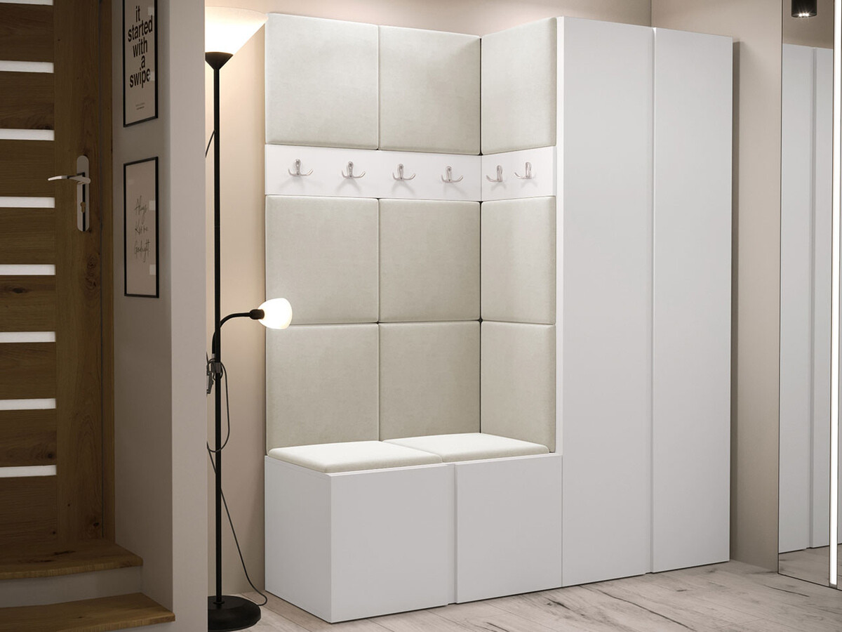 Conjunto para recibidor Hartford 266 (Blanco)