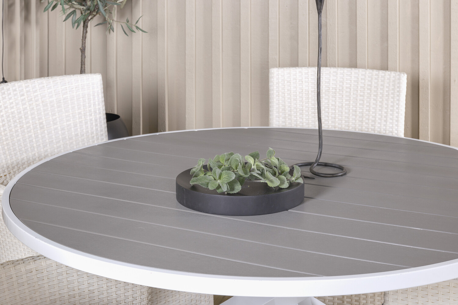 Conjunto de mesa y sillas Dallas 2974 (Blanco)