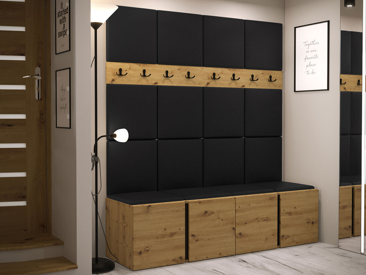 Conjunto para recibidor Hartford 268 (Cuero ecológico Soft 011)