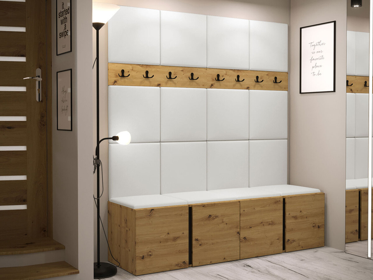 Conjunto para recibidor Hartford 268 (Cuero ecológico Soft 017)