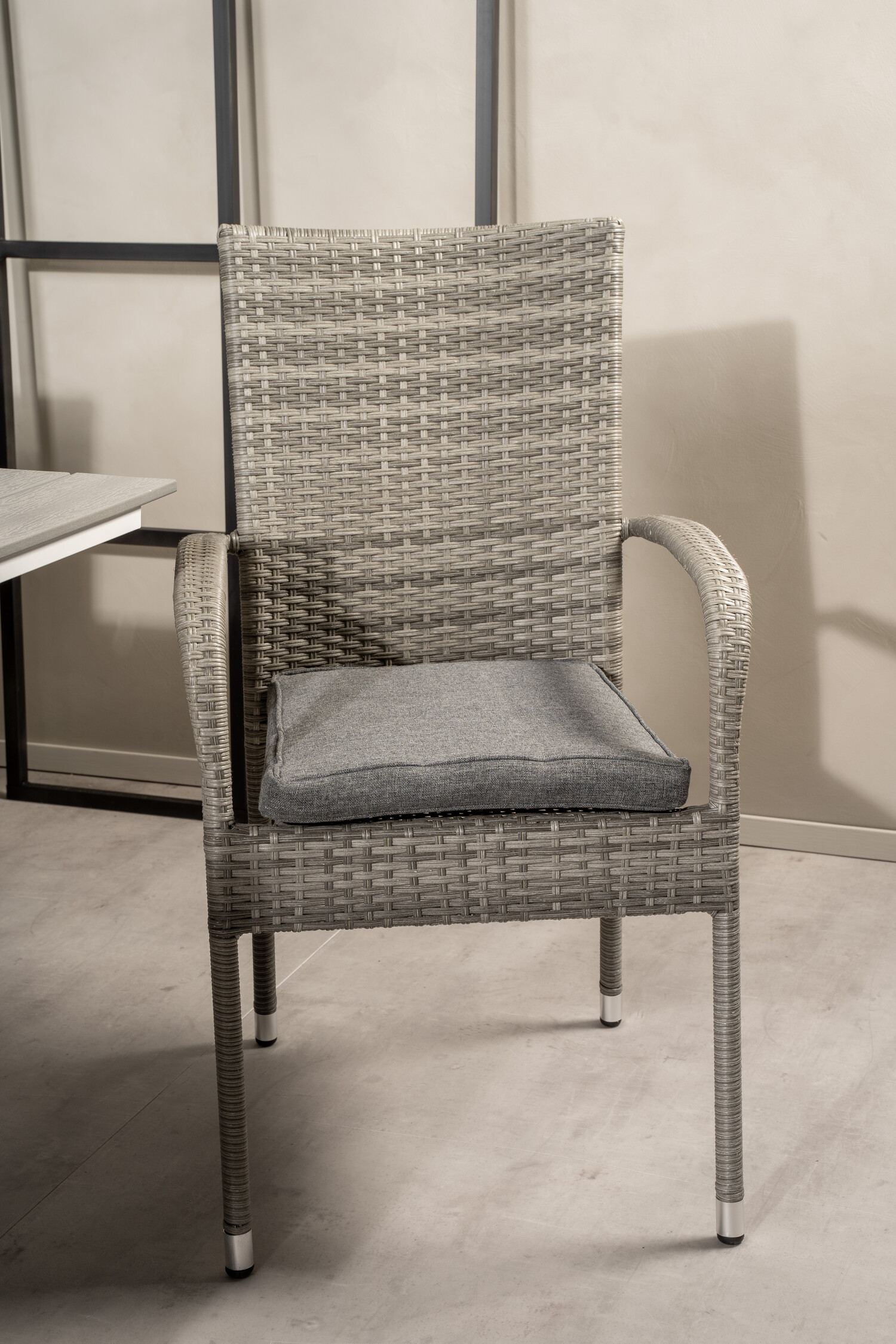 Conjunto de mesa y sillas Dallas 2408 (Gris + Gris oscuro)