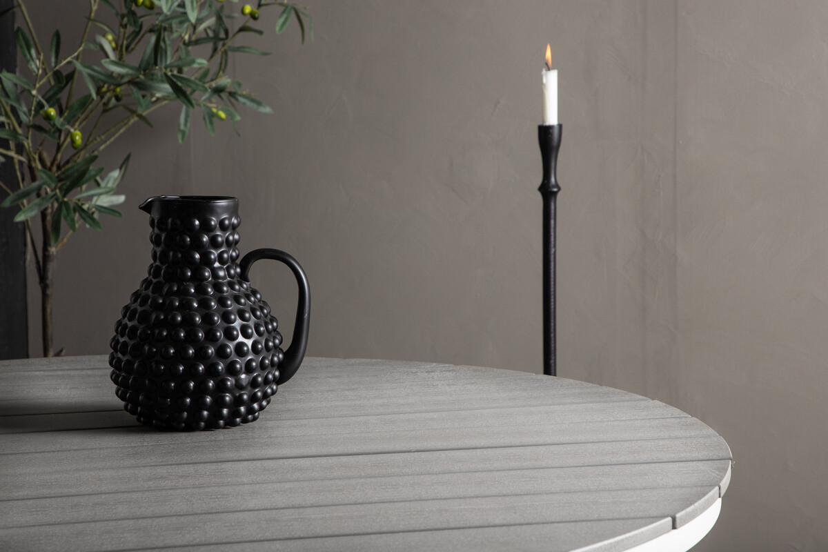 Mesa para exterior Dallas 2467 (Gris + Blanco)