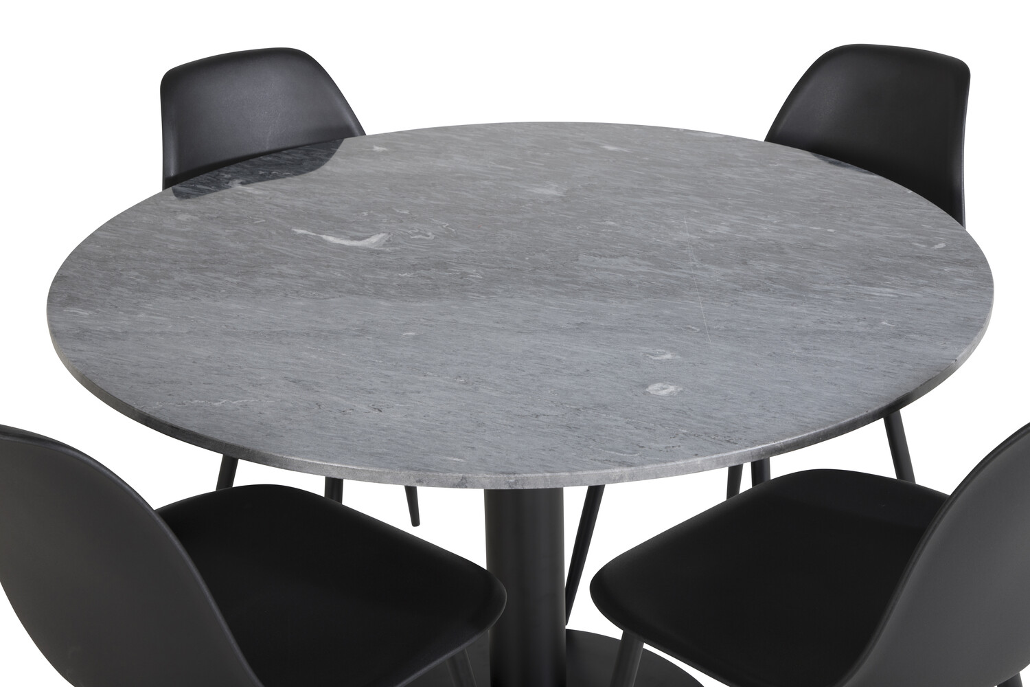 Conjunto de mesas y sillas para comedor Dallas 2630 (Negro)
