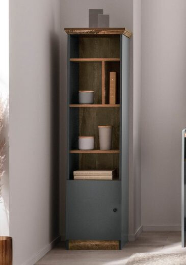 Estantería Felmave 105 (Gris + Roble)