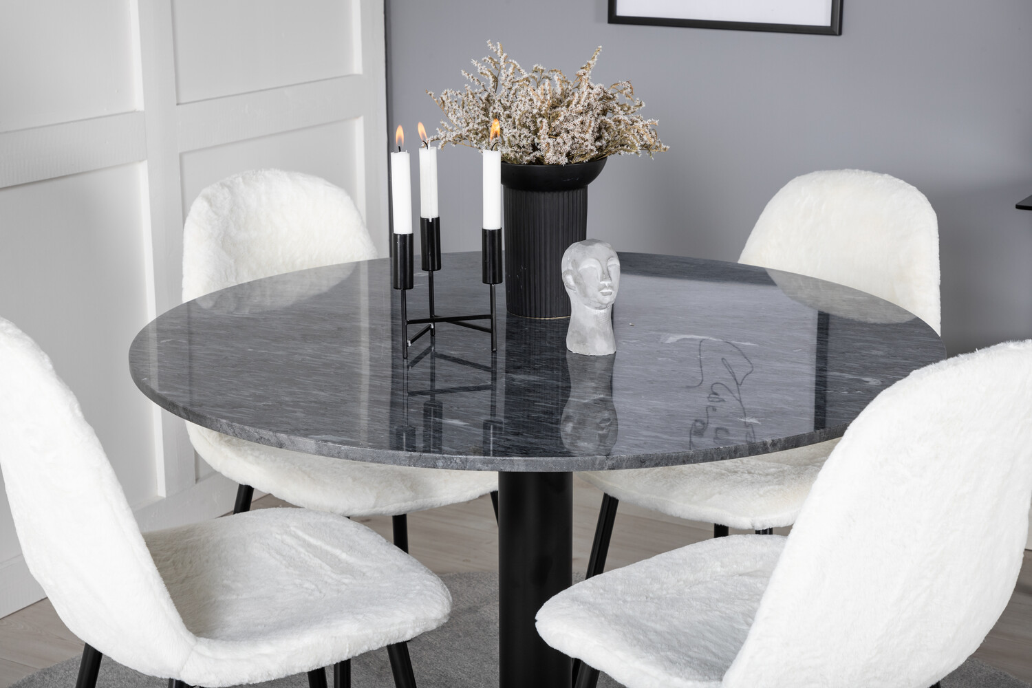 Conjunto de mesas y sillas para comedor Dallas 2627
