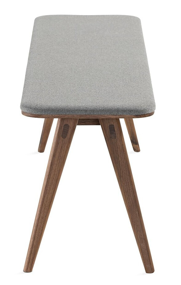 Banqueta Albelu 111 (Gris + Marrón oscuro)