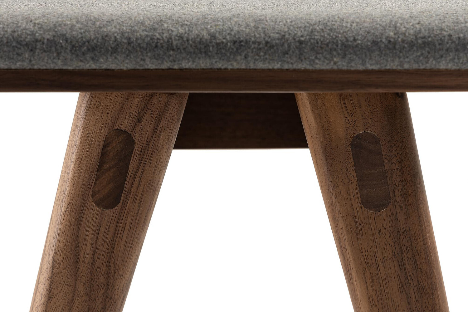 Banqueta Albelu 111 (Gris + Marrón oscuro)