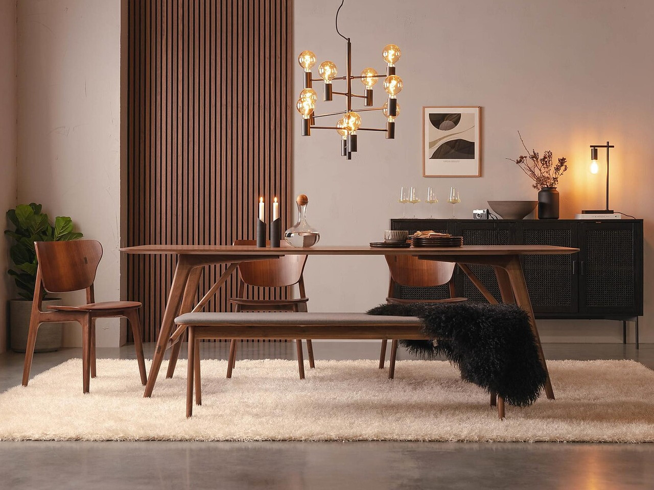 Banqueta Albelu 111 (Gris + Marrón oscuro)