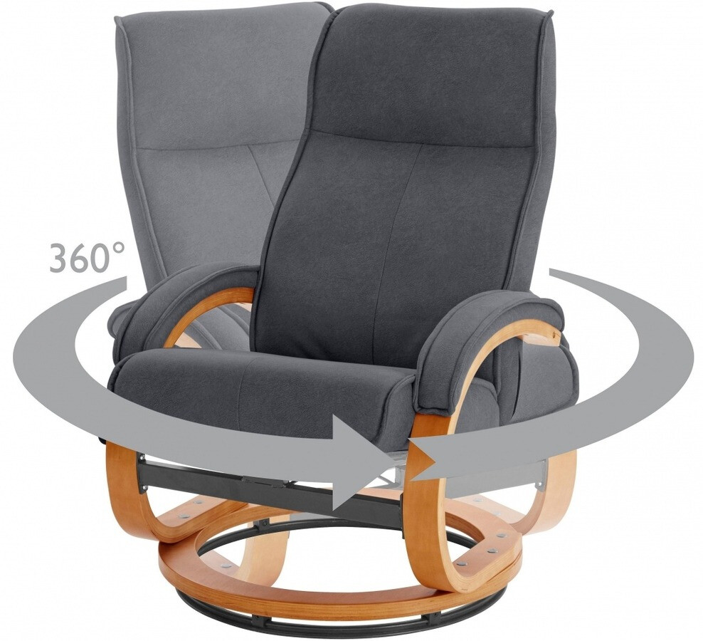 Sillón Denton 195 (Antracita + Marrón)