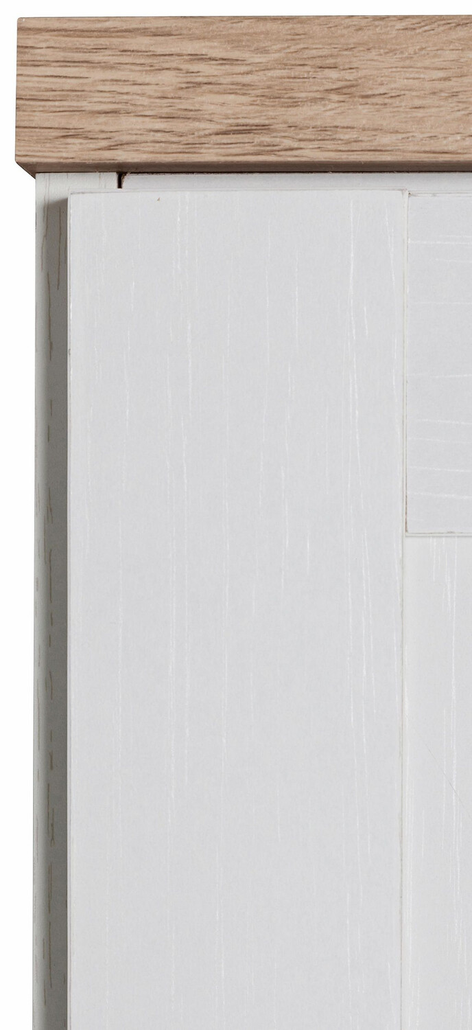 Cómoda Cirtene 105 (Blanco + Roble)