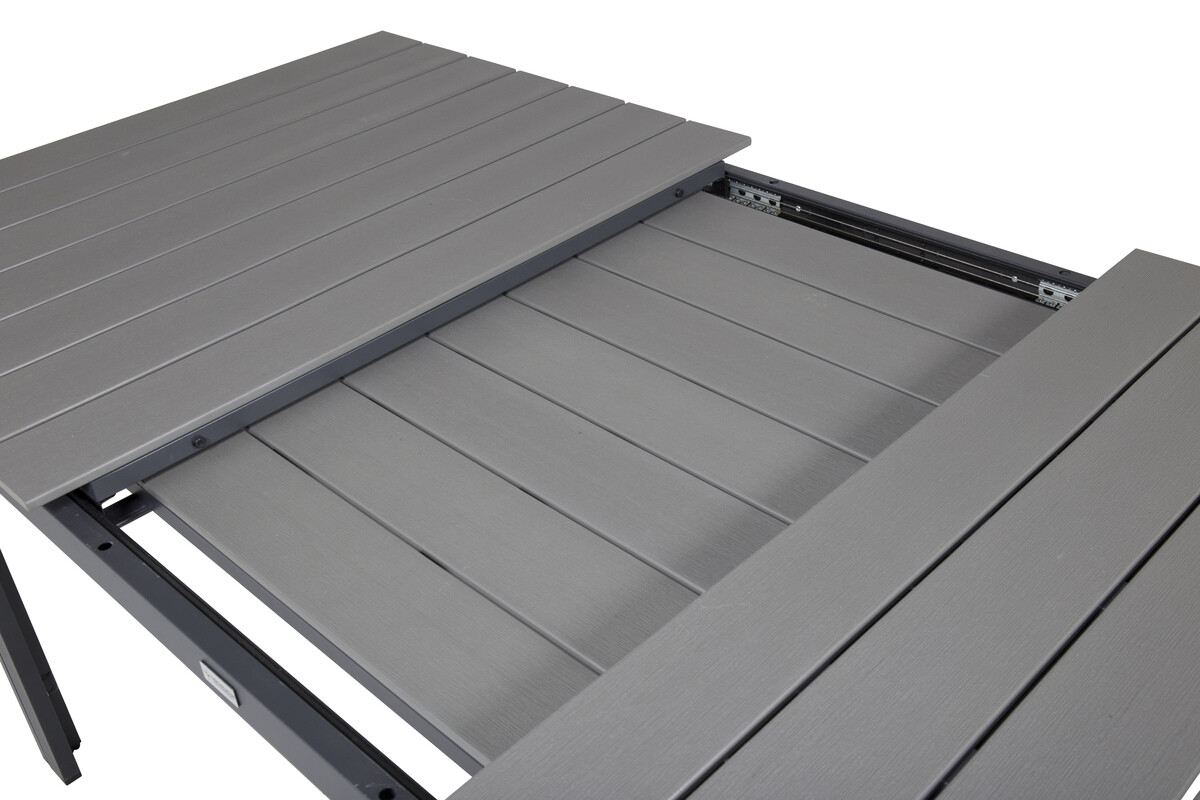 Mesa para exterior Dallas 665 (Gris + Negro)