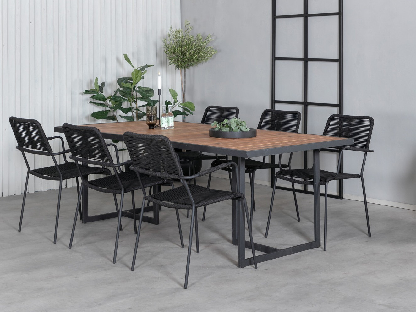 Conjunto de mesa y sillas Dallas 2904