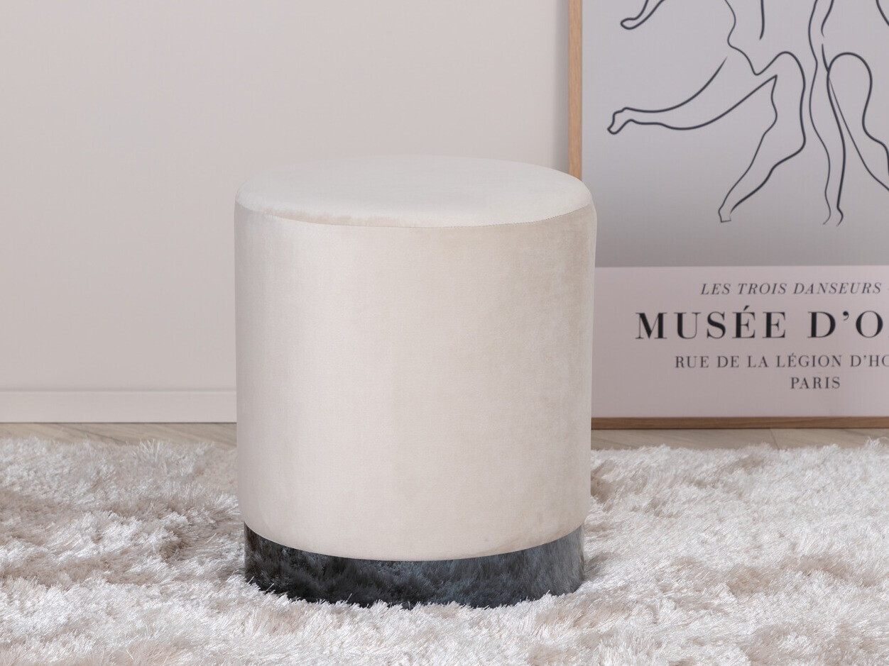 Reposapiés Dallas 2936 (Crema + Negro brillante)