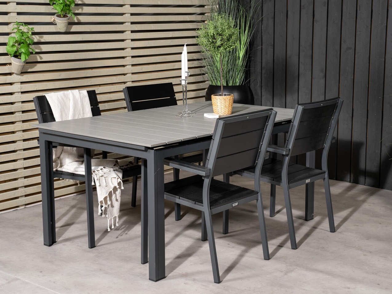 Conjunto de mesa y sillas Dallas 3024