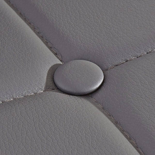 Conjunto de comedor Denton 267 (Blanco + Gris + Negro)