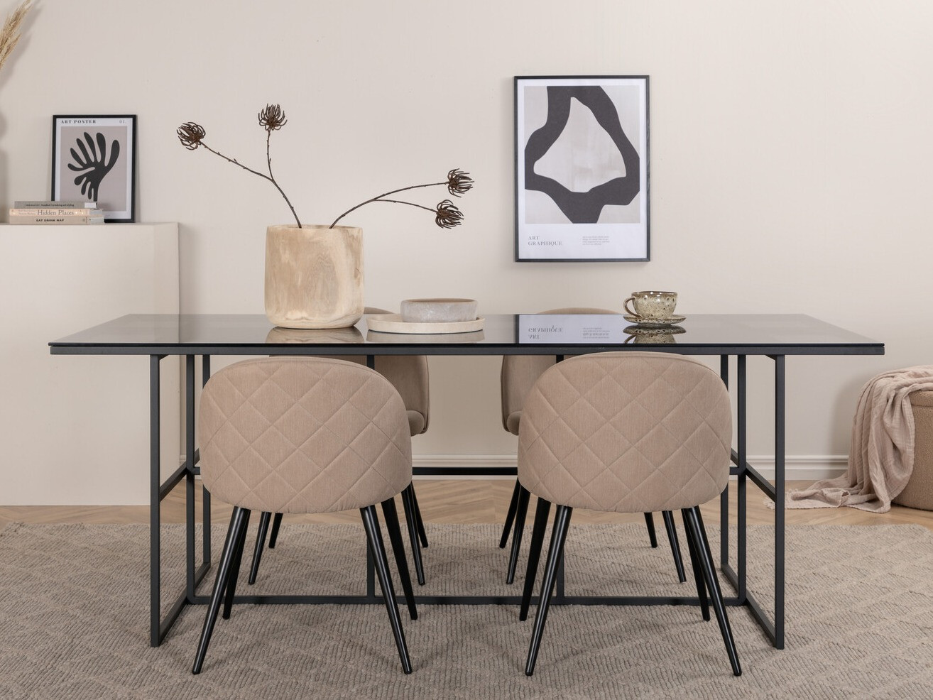 Conjunto de mesas y sillas para comedor Dallas 3043