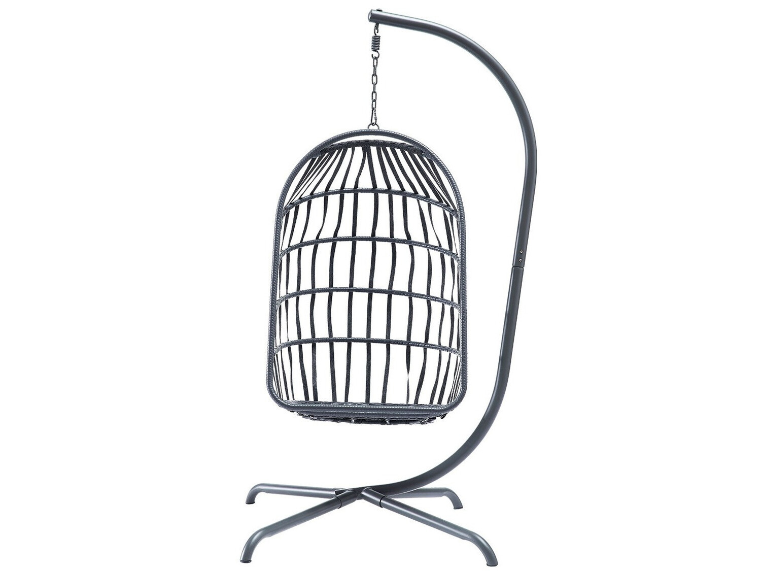 Silla colgante Comfivo 316 (Gris + Gris oscuro)