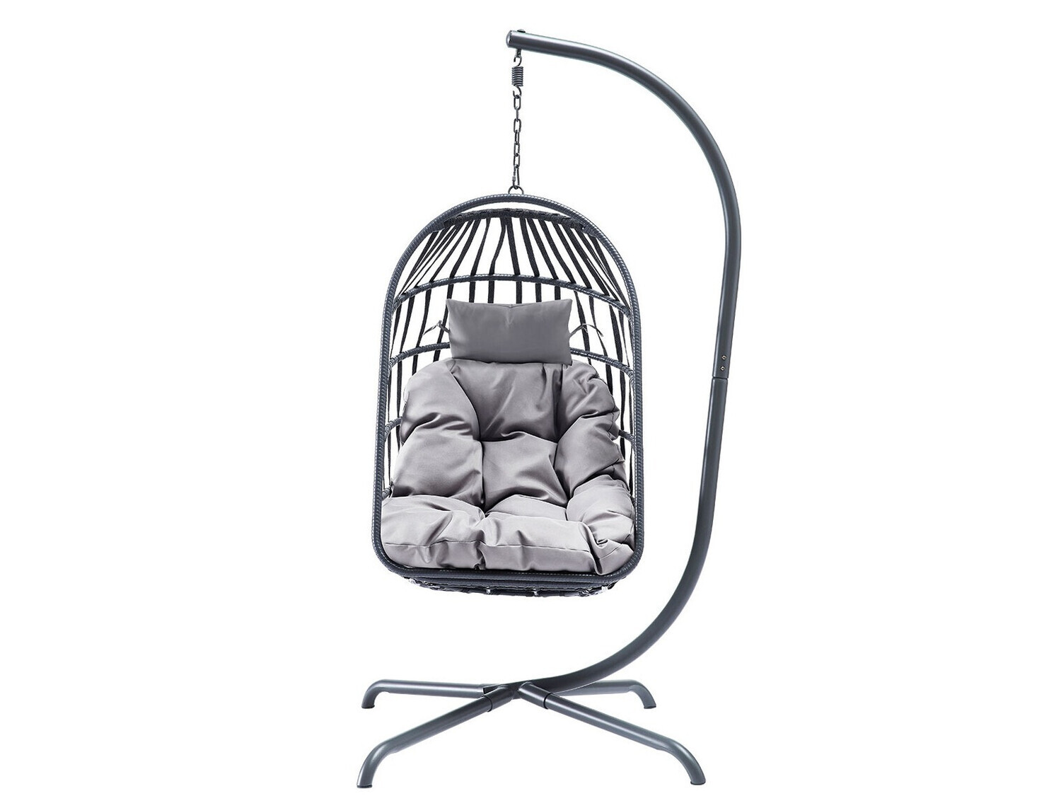 Silla colgante Comfivo 316 (Gris + Gris oscuro)