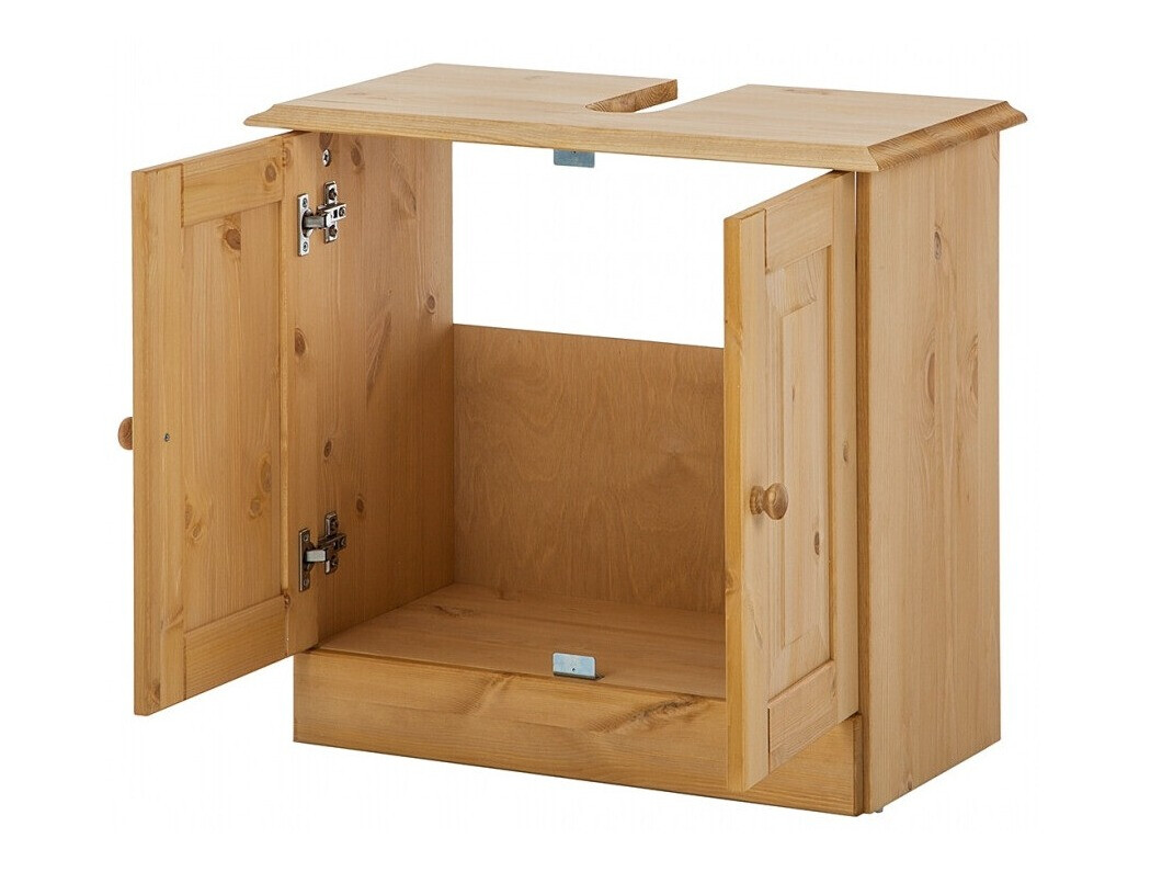 Armario de baño de pie para lavabo Deletri 101 (Pino)