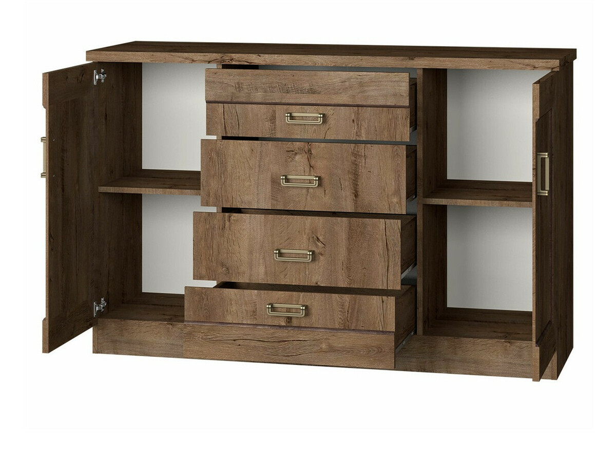 Cómoda Lircava 105 (Roble envejecido)