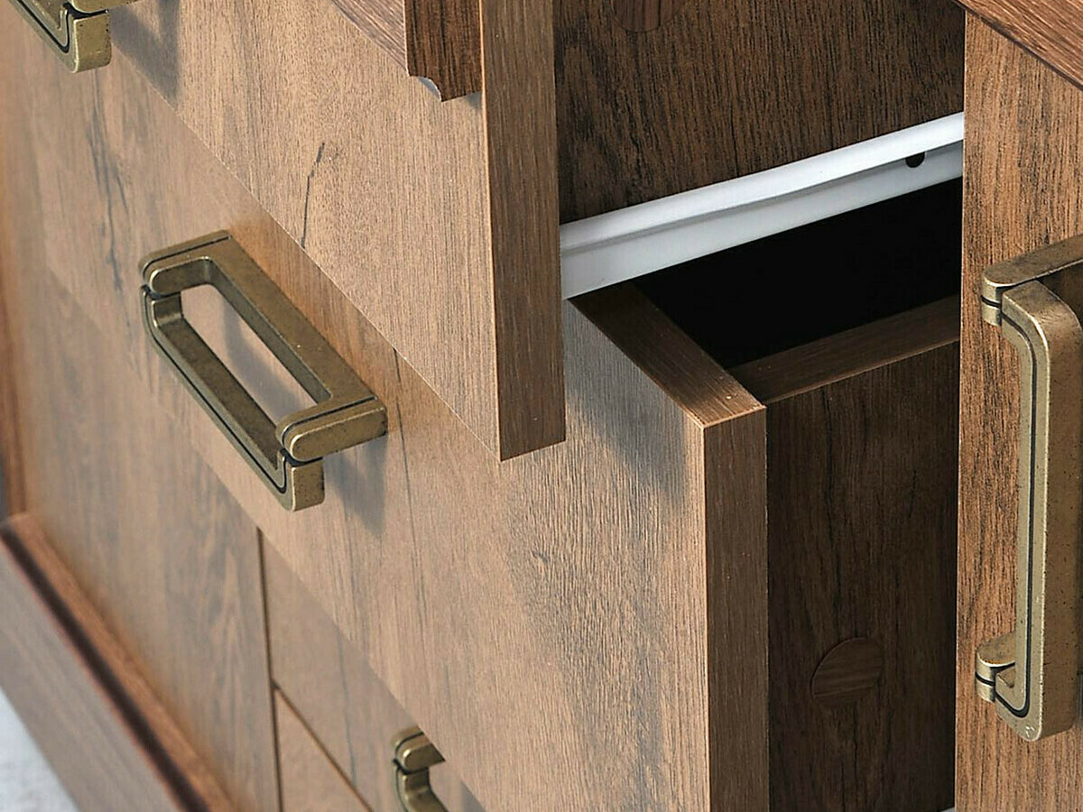 Cómoda Lircava 105 (Roble envejecido)