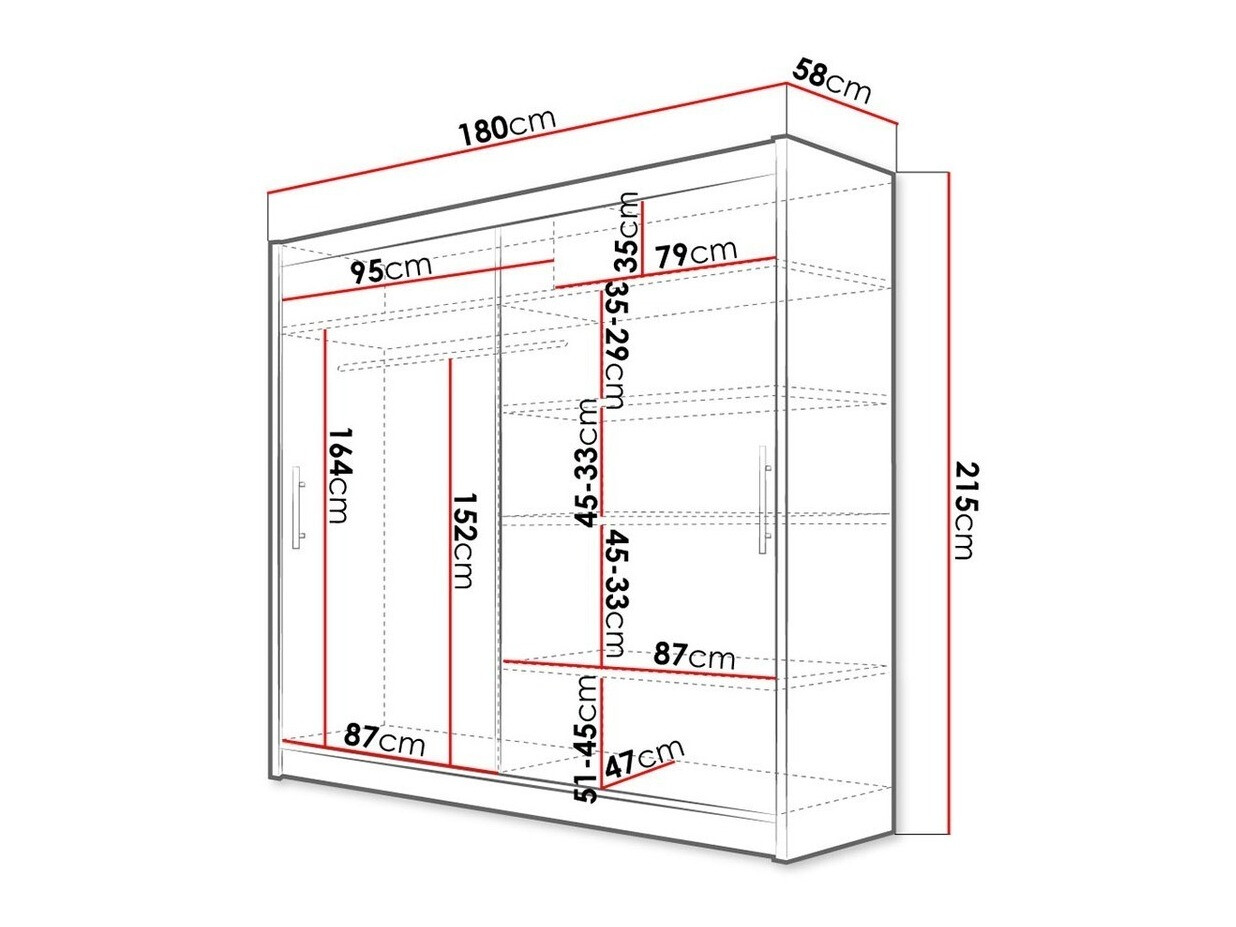 Armario Closico 100 (Blanco)