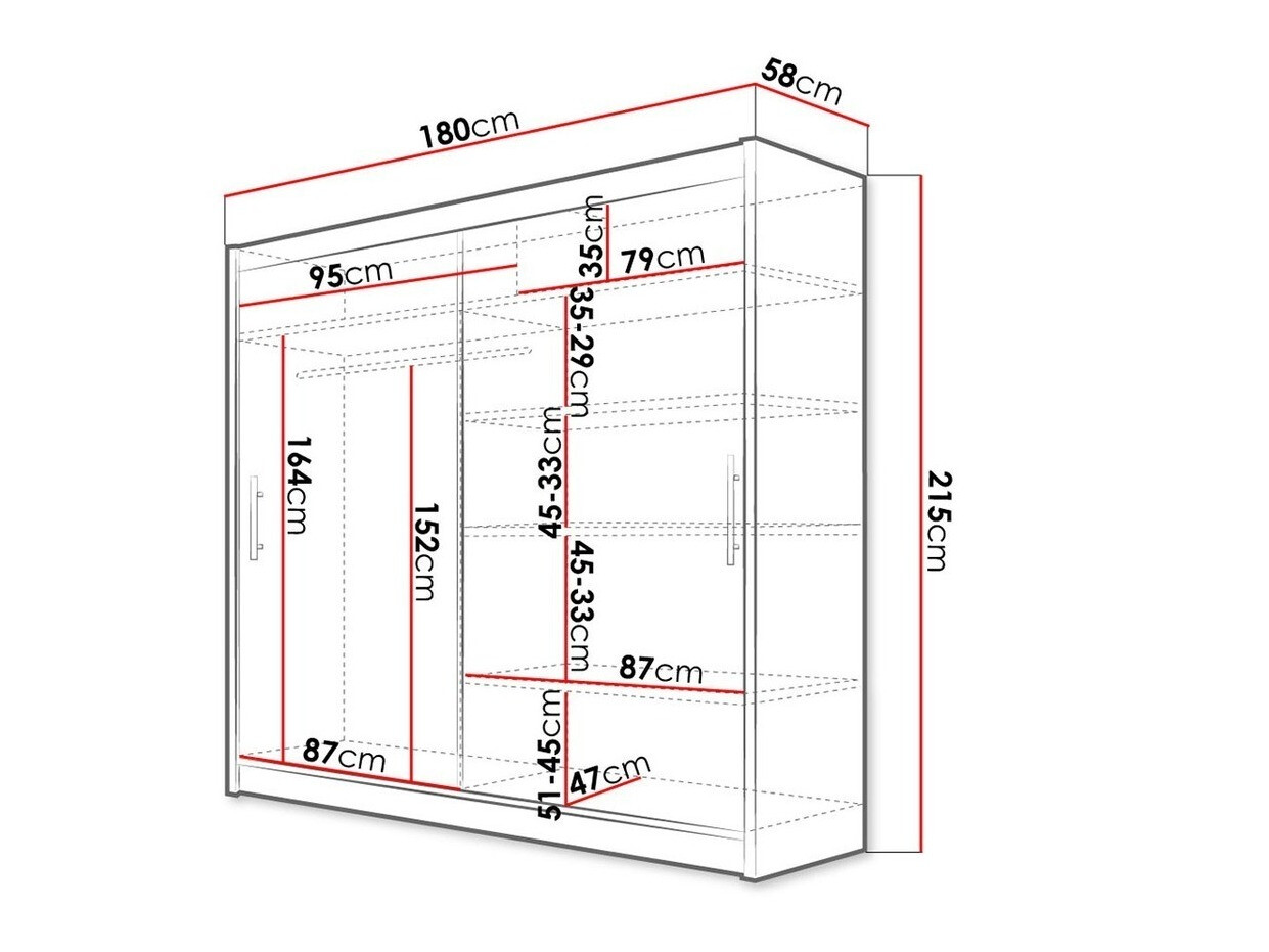 Armario Closico 100 (Blanco)