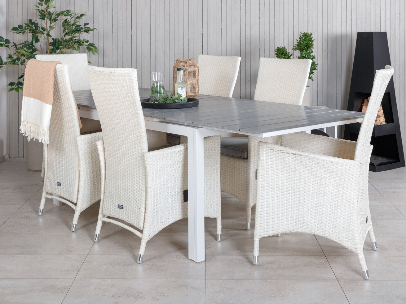 Conjunto de mesa y sillas Dallas 2409