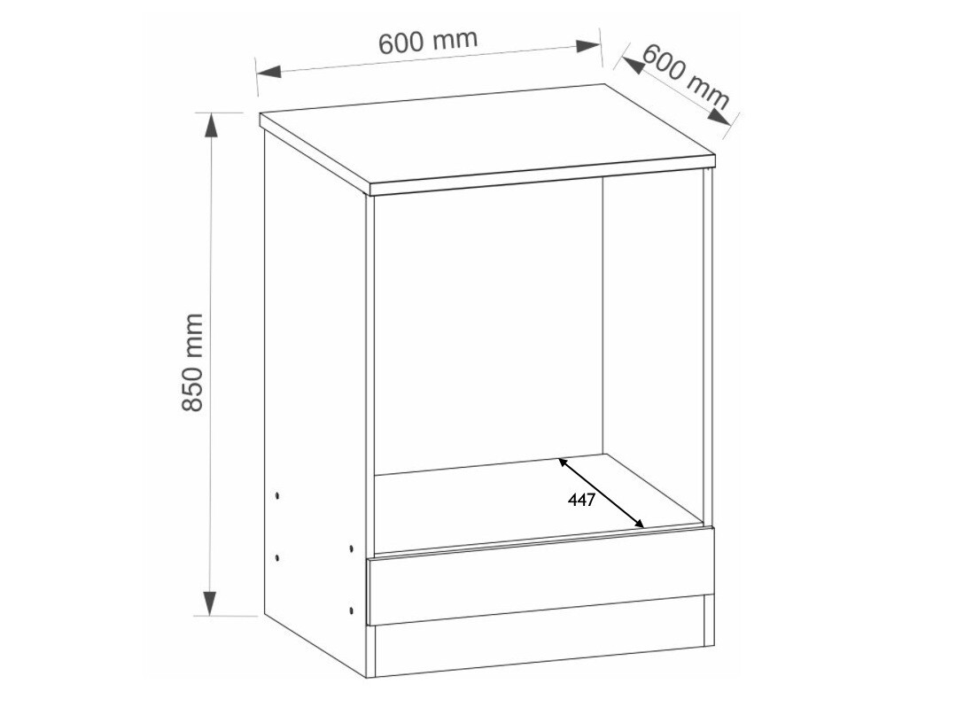 Armario modular para electrodomésticos empotrados. Eli Light 104