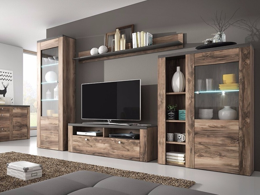 Conjunto de salón Salelbo 100 (Nuez)