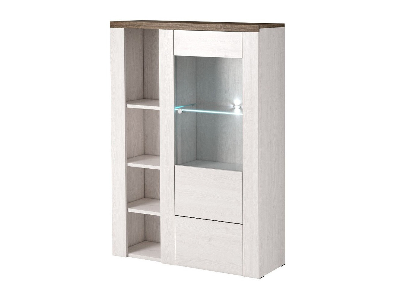 Estantería Salelbo 104 (Cebolla de alerce + Trufa roble)