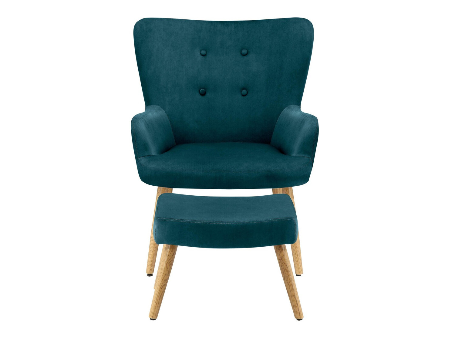 Sillón Denton 304 (Turquesa + Luminoso madera)